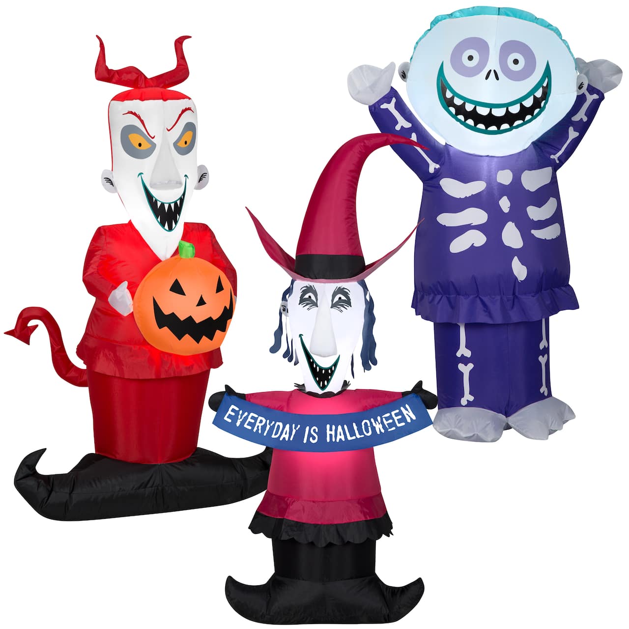 4ft. Combo Pack Airblown® Inflatable Halloween Lock, Shock & Barrel
